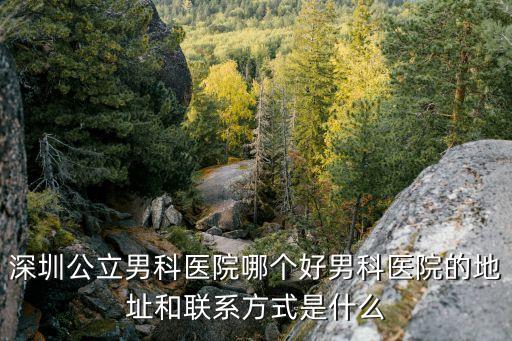 深圳公立男科醫(yī)院哪個好男科醫(yī)院的地址和聯(lián)系方式是什么
