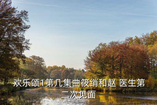 歡樂頌趙醫生