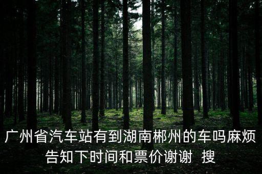 廣州到郴州客運專線，武廣客運專線 廣州到郴州要多久