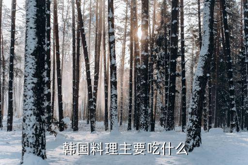 韓國菜單,韓國三合是什么菜?