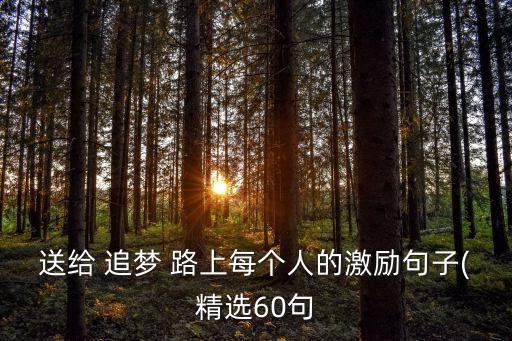 追夢路上,追夢路上600字以上名言語錄