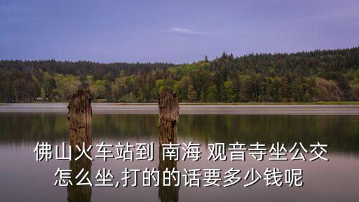  佛山火車站到 南海 觀音寺坐公交怎么坐,打的的話要多少錢呢