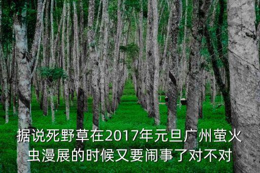 廣州2017螢火蟲漫展，廣州螢火蟲漫展