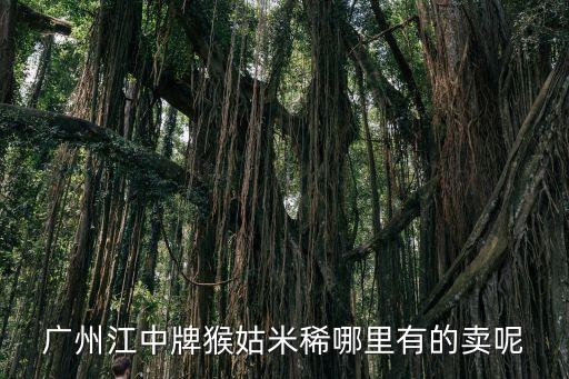 廣州江中牌猴姑米稀哪里有的賣呢