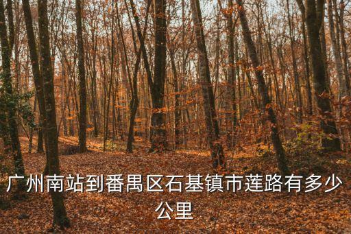廣州南到番禺石基，廣州南站到番禺石基打車大概多少錢