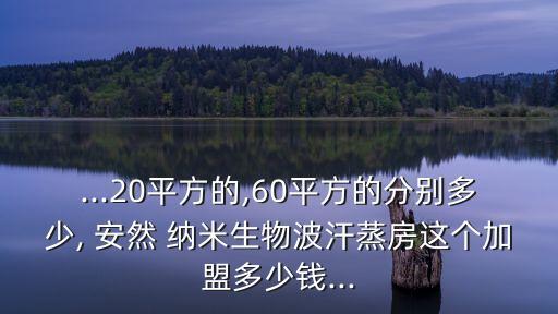 ...20平方的,60平方的分別多少, 安然 納米生物波汗蒸房這個(gè)加盟多少錢...