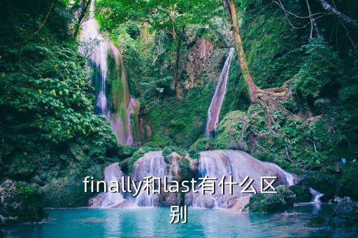 finally是什么意思,最后的最后一步!
