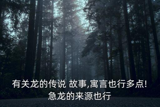 龍的故事