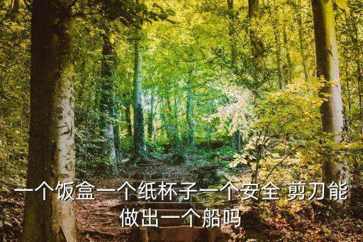 一個飯盒一個紙杯子一個安全 剪刀能做出一個船嗎