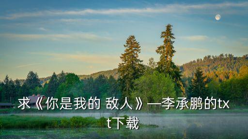 你是我的敵人,馬云:你是我這輩子最大的敵人