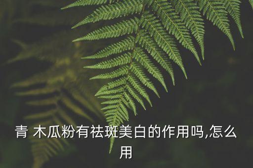 青木瓜粉