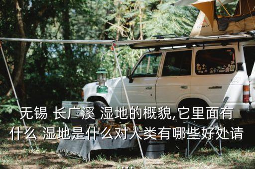 無錫 長廣溪 濕地的概貌,它里面有什么 濕地是什么對人類有哪些好處請...