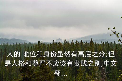 地位的英文,status