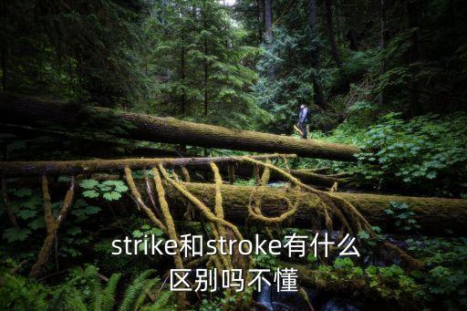 strike是什么意思,英語單詞:strike和stroke有什么不同?