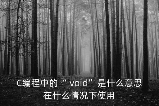 void函數(shù)
