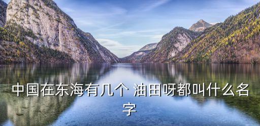 春曉油田,東海春曉油田