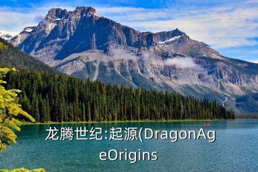  龍騰世紀(jì):起源(DragonAgeOrigins