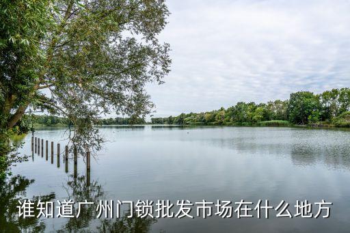 廣州門鎖批發市場地址，誰知道廣州門鎖批發市場在什么地方