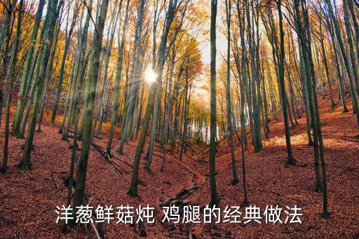 香菇燜雞腿