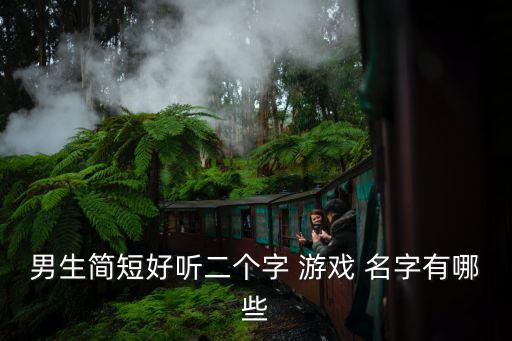 男生簡短好聽二個字 游戲 名字有哪些
