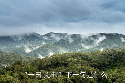 “一曰 無書”下一句是什么