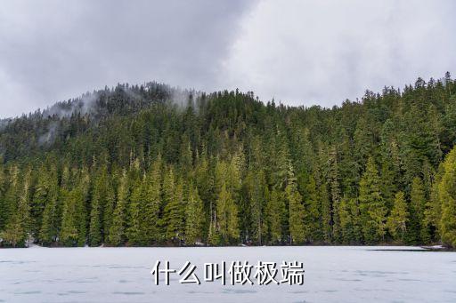 什么叫做極端