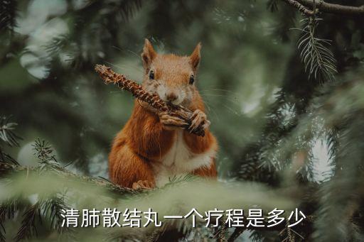  清肺散結(jié)丸一個療程是多少