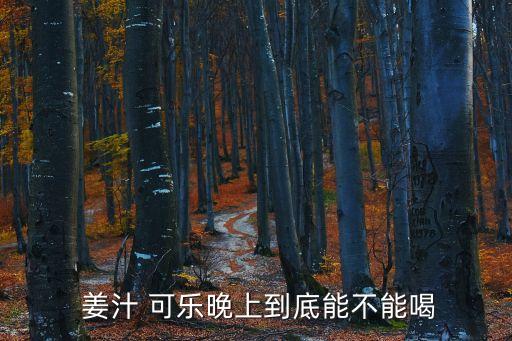  姜汁 可樂(lè)晚上到底能不能喝