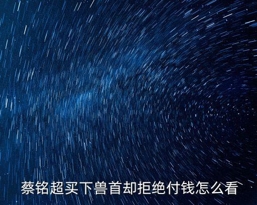 蔡銘超,蔡銘超拍下2.7億獸首竟是古代智謀