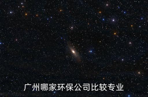 廣州哪家環保公司比較專業