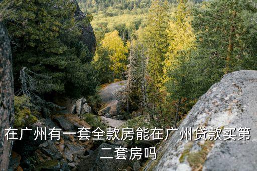 廣州全款買房，不知道是怎么限制的外地人在廣州買房子付全款是不是就可以買的