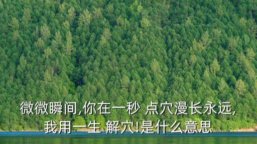 點穴與解穴,點穴功夫是真的但是穴位太多很難找
