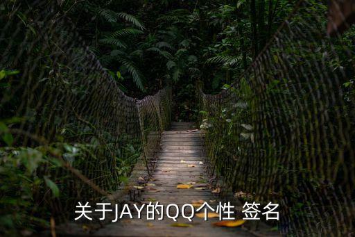 關于JAY的QQ個性 簽名
