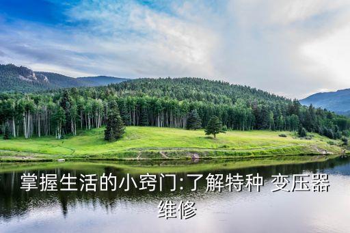 變壓器維修