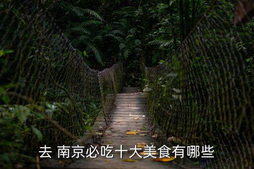 去 南京必吃十大美食有哪些