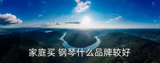 家庭買 鋼琴什么品牌較好