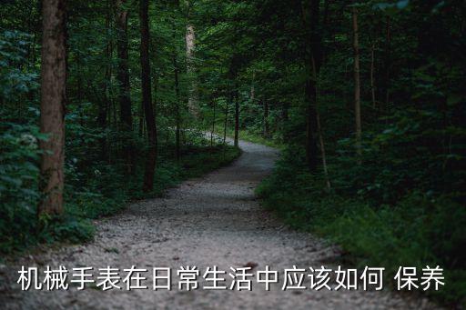 機械表怎么保養,機械手表怎么保養?注意防水防磁和保持清潔
