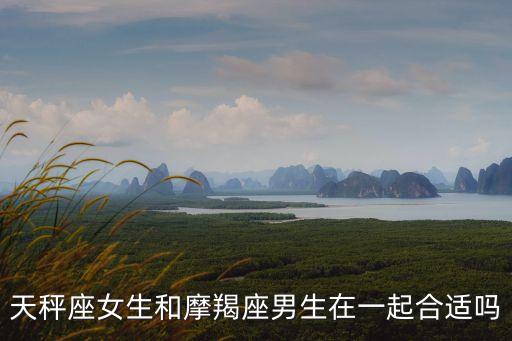 天秤座女生和摩羯座男生在一起合適嗎