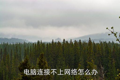  電腦連接不上網(wǎng)絡(luò)怎么辦