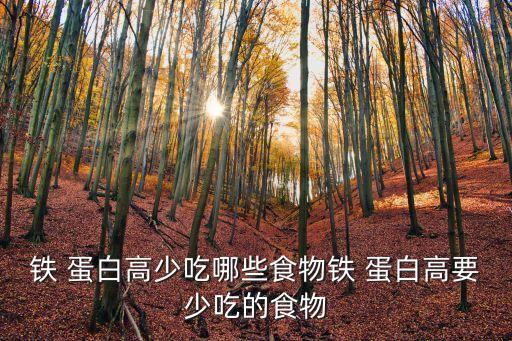 鐵蛋白偏高,血清蛋白偏高怎么辦?別吃這些東西!