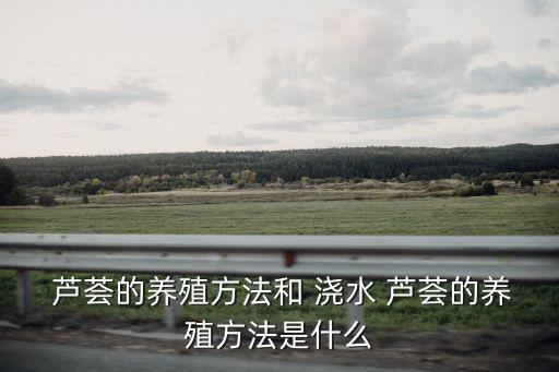  蘆薈的養(yǎng)殖方法和 澆水 蘆薈的養(yǎng)殖方法是什么