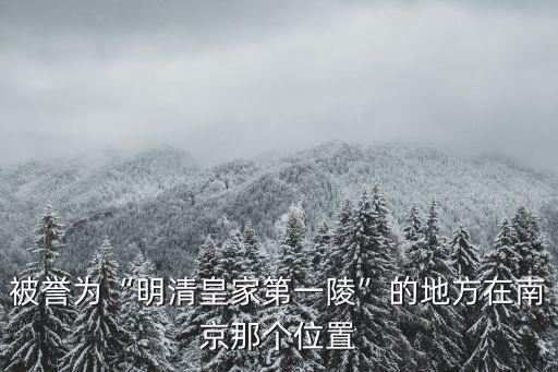 明孝陵神道,你好回孝陵直擊明朝皇帝朱元璋陵墓
