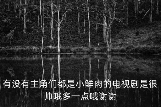有沒有主角們都是小鮮肉的電視劇是很帥哦多一點哦謝謝