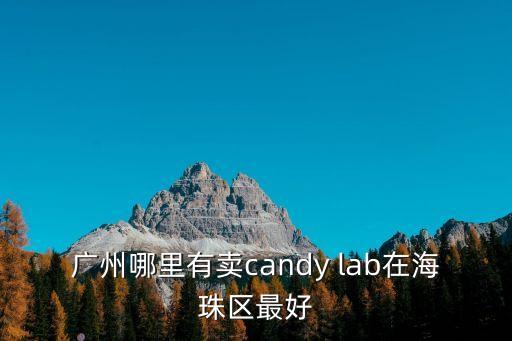 廣州哪里有賣candy lab在海珠區最好