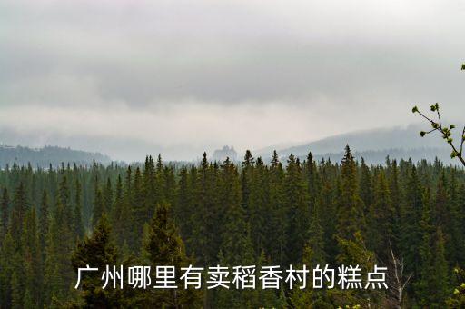廣州有稻香村糕點(diǎn)嗎，廣州哪里有賣稻香村的糕點(diǎn)