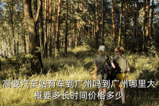 高要市到廣州芳村，高要南岸到廣州芳村站什么時候有車