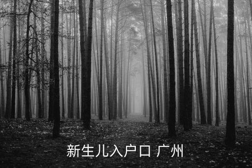 新生兒入戶口 廣州