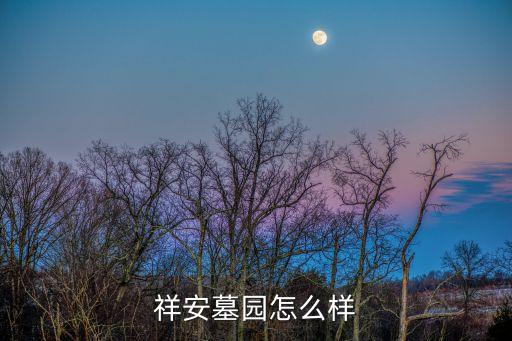 祥安墓園怎么樣
