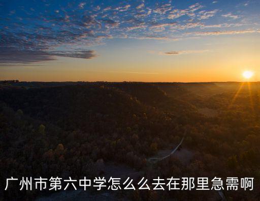 廣州市第六中學怎么么去在那里急需啊