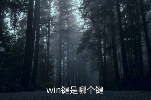 win鍵是哪個(gè)鍵
